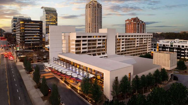<b>Wyndham Atlanta Buckhead Hotel & CC Exterior</b>. Images powered by <a href="https://iceportal.shijigroup.com/" title="IcePortal" target="_blank">IcePortal</a>.