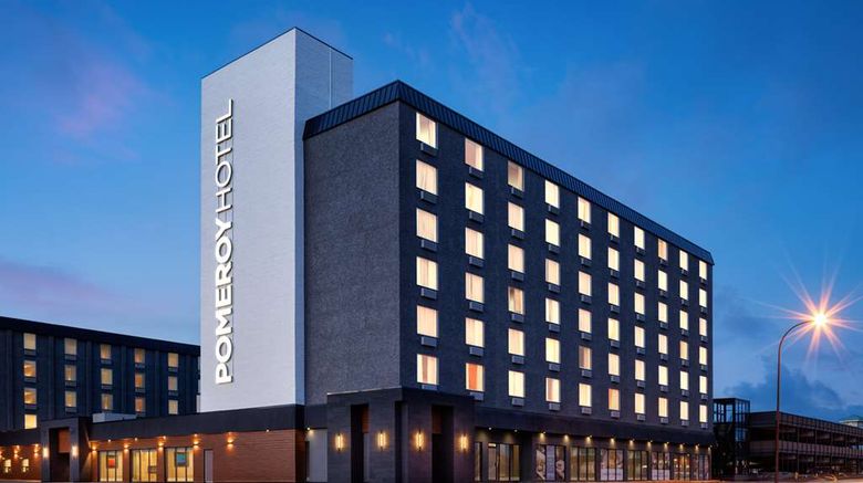 <b>Pomeroy Hotel & Conference Centre Exterior</b>. Images powered by <a href="https://iceportal.shijigroup.com/" title="IcePortal" target="_blank">IcePortal</a>.