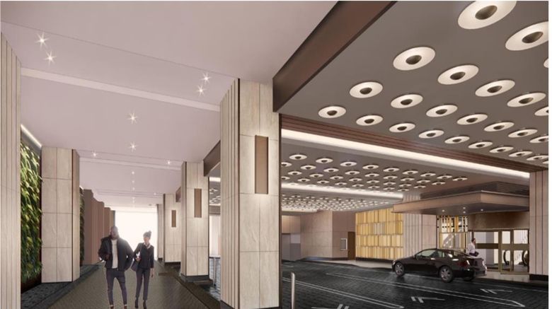 <b>Hyatt Regency Times Square Exterior</b>. Images powered by <a href="https://iceportal.shijigroup.com/" title="IcePortal" target="_blank">IcePortal</a>.
