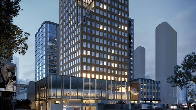 <b>DoubleTree Auckland Albert Street Exterior</b>. Images powered by <a href="https://iceportal.shijigroup.com/" title="IcePortal" target="_blank">IcePortal</a>.