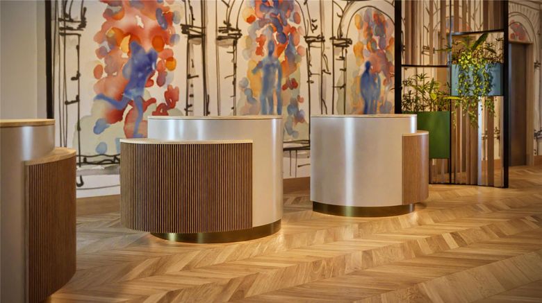 <b>Hilton Garden Inn Rome Colosseum Lobby</b>. Images powered by <a href="https://iceportal.shijigroup.com/" title="IcePortal" target="_blank">IcePortal</a>.