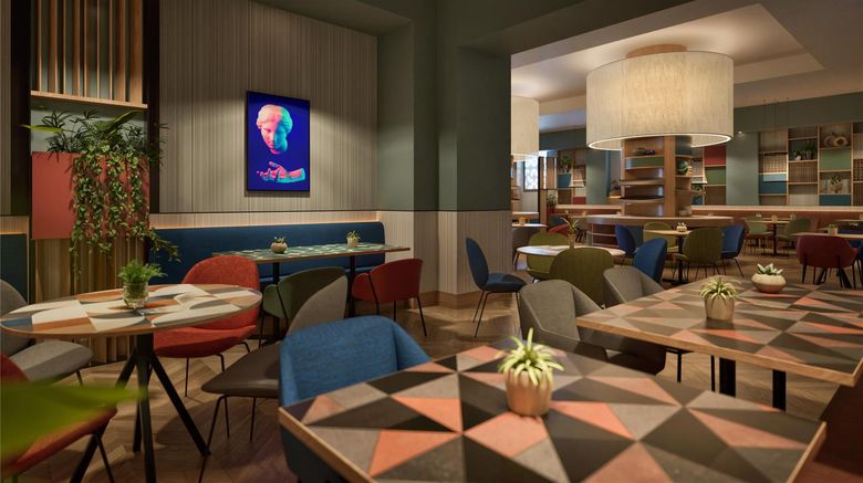 <b>Hilton Garden Inn Rome Colosseum Restaurant</b>. Images powered by <a href="https://iceportal.shijigroup.com/" title="IcePortal" target="_blank">IcePortal</a>.