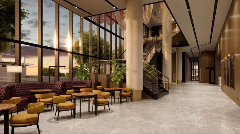 <b>Hotel Phoenix Atlanta Lobby</b>. Images powered by <a href="https://iceportal.shijigroup.com/" title="IcePortal" target="_blank">IcePortal</a>.