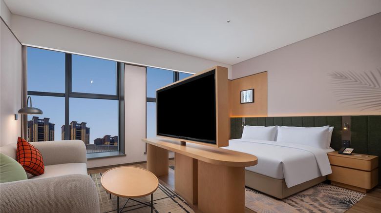 <b>Hilton Garden Inn Xining Chengdong Room</b>. Images powered by <a href="https://iceportal.shijigroup.com/" title="IcePortal" target="_blank">IcePortal</a>.