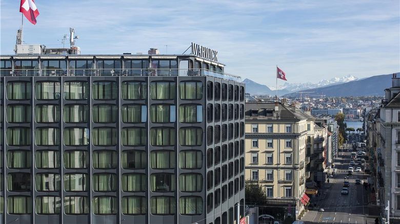 <b>Hotel Warwick Geneva Exterior</b>. Images powered by <a href="https://iceportal.shijigroup.com/" title="IcePortal" target="_blank">IcePortal</a>.