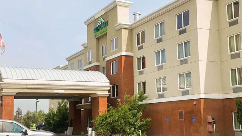 <b>Wingate by Wyndham Fort Saskatchewan Exterior</b>. Images powered by <a href="https://iceportal.shijigroup.com/" title="IcePortal" target="_blank">IcePortal</a>.