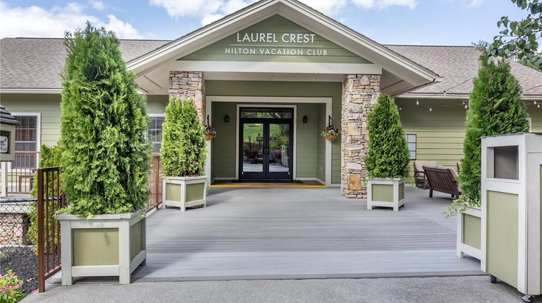 Hilton Vacation Club Laurel Crest Exterior. Images powered by <a href="https://iceportal.shijigroup.com" target="_blank" rel="noopener">Ice Portal</a>.