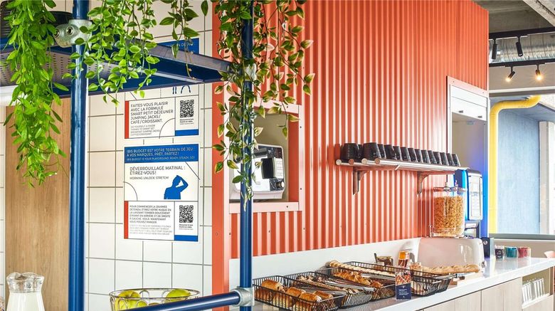 <b>Ibis Budget La Rochelle Restaurant</b>. Images powered by <a href="https://iceportal.shijigroup.com/" title="IcePortal" target="_blank">IcePortal</a>.