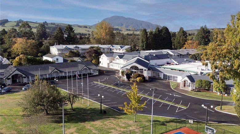 Wairakei Resort Exterior. Images powered by <a href="https://iceportal.shijigroup.com" target="_blank" rel="noopener">Ice Portal</a>.