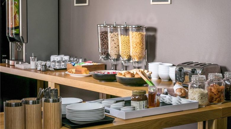 <b>Comfort Aparthotel Lourdes Lorda Restaurant</b>. Images powered by <a href="https://iceportal.shijigroup.com/" title="IcePortal" target="_blank">IcePortal</a>.