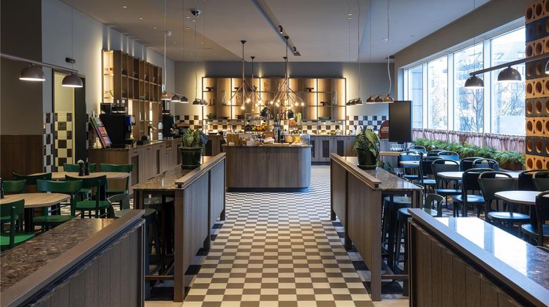 <b>Scandic Stuttgart Europaviertel Restaurant</b>. Images powered by <a href="https://iceportal.shijigroup.com/" title="IcePortal" target="_blank">IcePortal</a>.