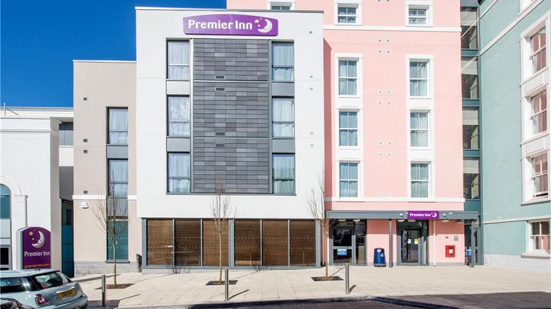 <b>Premier Inn Tenby Town Centre Exterior</b>. Images powered by <a href="https://iceportal.shijigroup.com/" title="IcePortal" target="_blank">IcePortal</a>.
