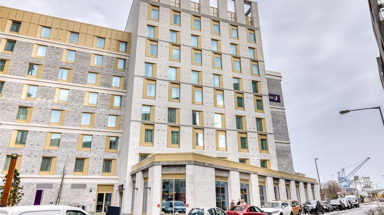 <b>Premier Inn Dublin - North Docklands Exterior</b>. Images powered by <a href="https://iceportal.shijigroup.com/" title="IcePortal" target="_blank">IcePortal</a>.