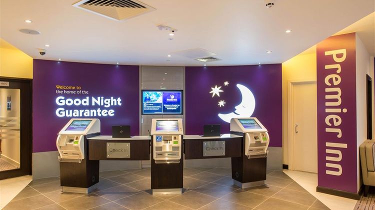 Premier Inn Manchester Salford Central Lobby