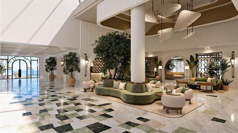<b>Conrad Corfu Lobby</b>. Images powered by <a href="https://iceportal.shijigroup.com/" title="IcePortal" target="_blank">IcePortal</a>.