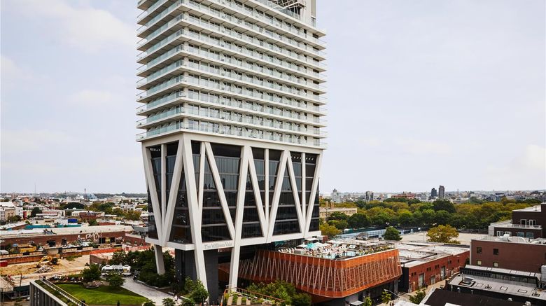 <b>The William Vale Exterior</b>. Images powered by <a href="https://iceportal.shijigroup.com/" title="IcePortal" target="_blank">IcePortal</a>.