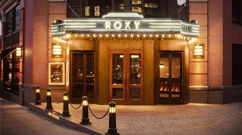 <b>The Roxy Hotel New York Exterior</b>. Images powered by <a href="https://iceportal.shijigroup.com/" title="IcePortal" target="_blank">IcePortal</a>.