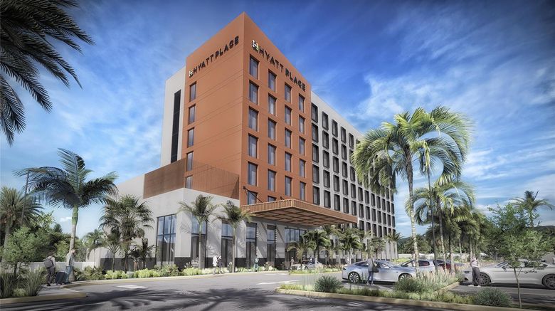 Hyatt Place Cancun Airport Exterior. Images powered by <a href="https://iceportal.shijigroup.com" target="_blank" rel="noopener">Ice Portal</a>.