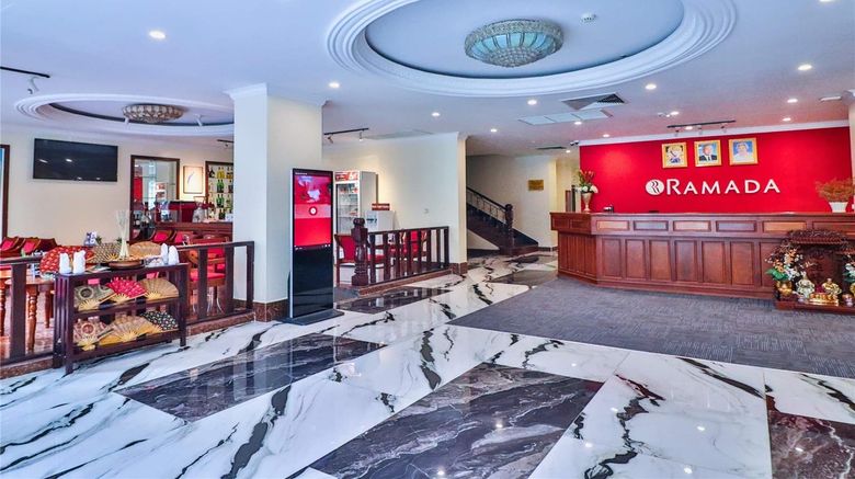<b>Ramada by Wyndham Phnom Penh Central Lobby</b>. Images powered by <a href="https://iceportal.shijigroup.com/" title="IcePortal" target="_blank">IcePortal</a>.