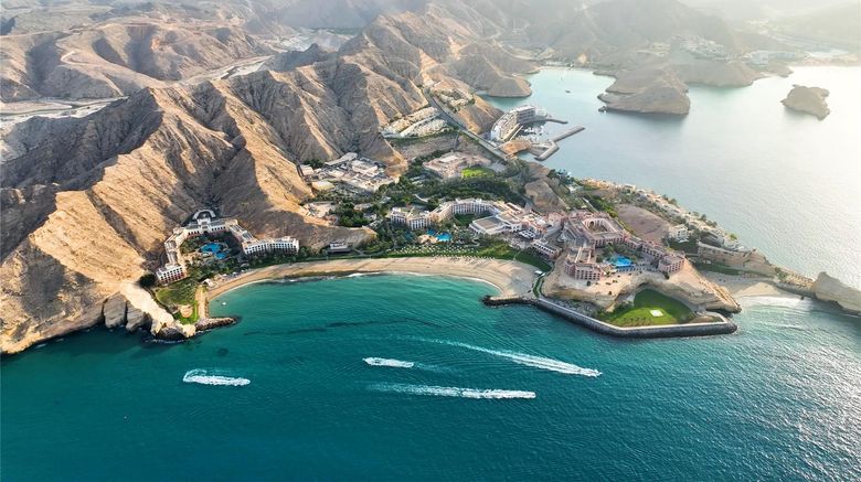 Hilton Muscat Al Bandar Exterior. Images powered by <a href="https://iceportal.shijigroup.com" target="_blank" rel="noopener">Ice Portal</a>.