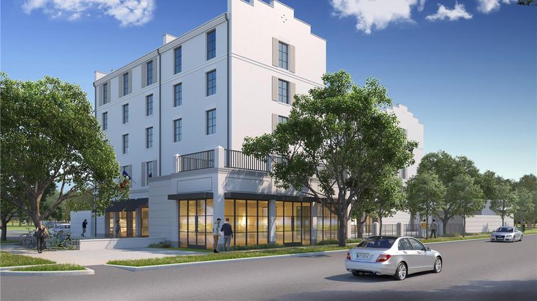 Hotel Daphne Exterior. Images powered by <a href="https://iceportal.shijigroup.com" target="_blank" rel="noopener">Ice Portal</a>.