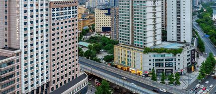 Mercure Chengdu Tianfu Square Exterior