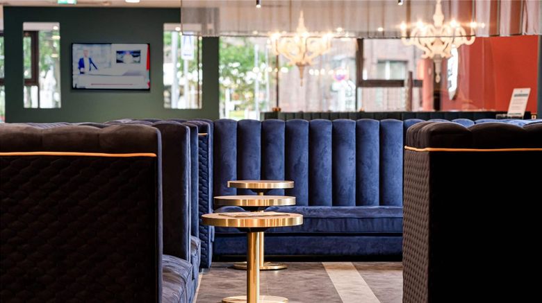<b>elaya Hotel Oberhausen Lobby</b>. Images powered by <a href="https://iceportal.shijigroup.com/" title="IcePortal" target="_blank">IcePortal</a>.