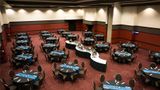 <b>Cherokee Casino Inn Roland Ballroom</b>. Images powered by <a href="https://iceportal.shijigroup.com/" title="IcePortal" target="_blank">IcePortal</a>.