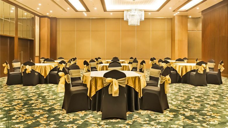 <b>Lemon Tree Hotel Aligarh Ballroom</b>. Images powered by <a href="https://iceportal.shijigroup.com/" title="IcePortal" target="_blank">IcePortal</a>.