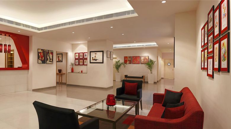<b>Red Fox Hotel, HITEC City, Hyderabad Lobby</b>. Images powered by <a href="https://iceportal.shijigroup.com/" title="IcePortal" target="_blank">IcePortal</a>.
