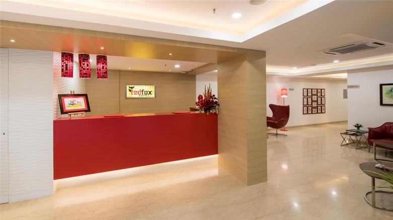Red Fox Hotel, Tiruchirappalli Lobby. Images powered by <a href="https://iceportal.shijigroup.com" target="_blank" rel="noopener">Ice Portal</a>.