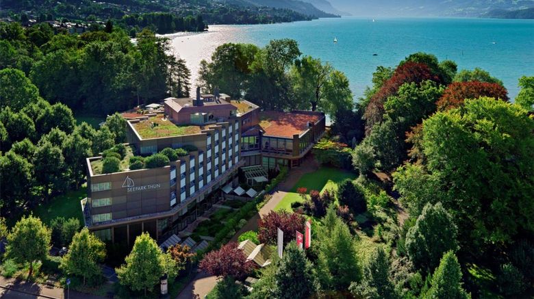 Seepark Hotel Exterior. Images powered by <a href="https://iceportal.shijigroup.com" target="_blank" rel="noopener">Ice Portal</a>.