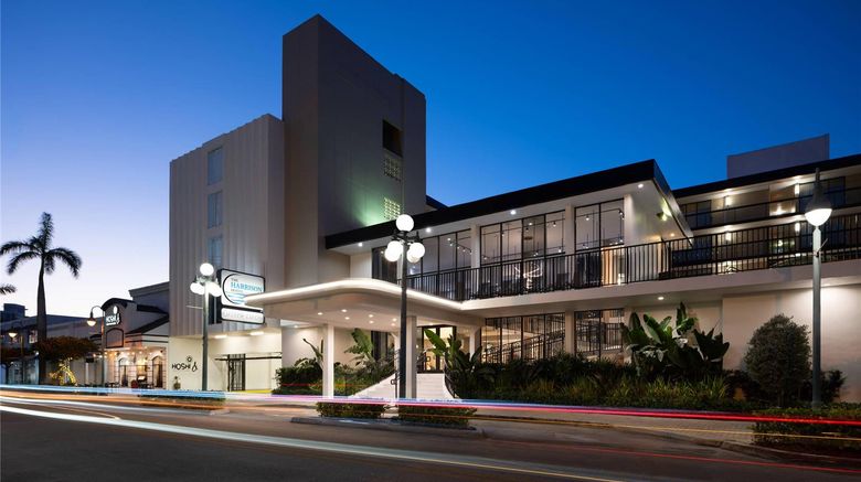 <b>The Harrison Hotel Downtown Hollywood Exterior</b>. Images powered by <a href="https://iceportal.shijigroup.com/" title="IcePortal" target="_blank">IcePortal</a>.
