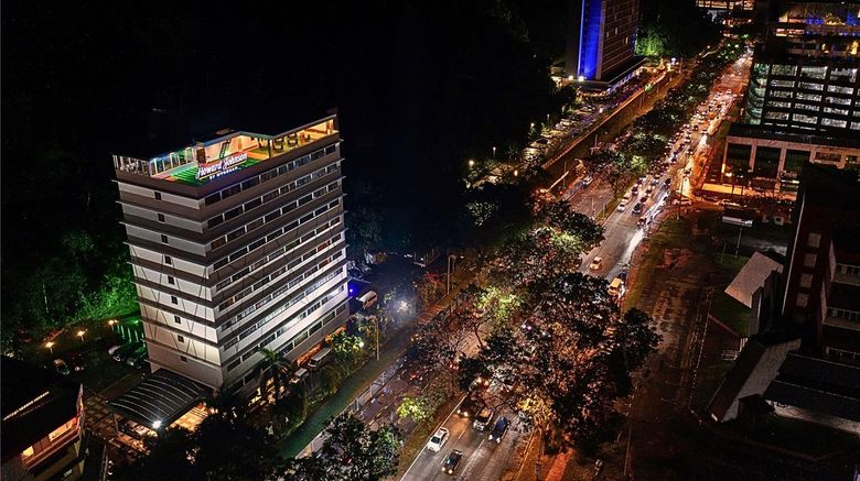 Howard Johnson Kota Kinabalu City Centre Exterior. Images powered by <a href="https://iceportal.shijigroup.com" target="_blank" rel="noopener">Ice Portal</a>.