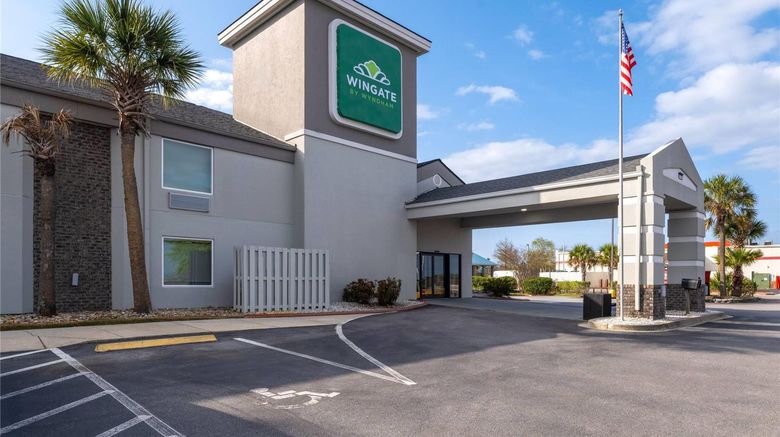 <b>Wingate Myrtle Beach at Outlets Exterior</b>. Images powered by <a href="https://iceportal.shijigroup.com/" title="IcePortal" target="_blank">IcePortal</a>.