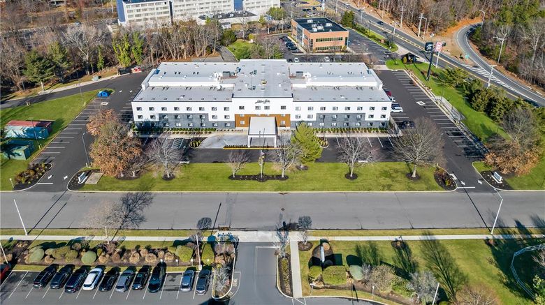 <b>Latitude Suites Tinton Falls Exterior</b>. Images powered by <a href="https://iceportal.shijigroup.com/" title="IcePortal" target="_blank">IcePortal</a>.