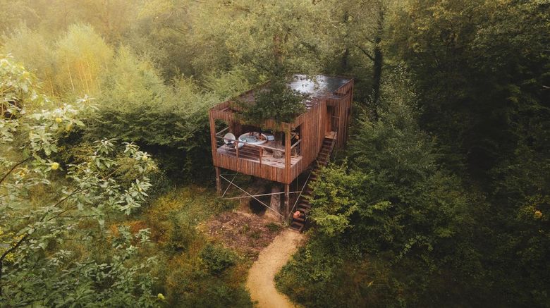 Loire Valley Lodges Exterior. Images powered by <a href="https://iceportal.shijigroup.com" target="_blank" rel="noopener">Ice Portal</a>.
