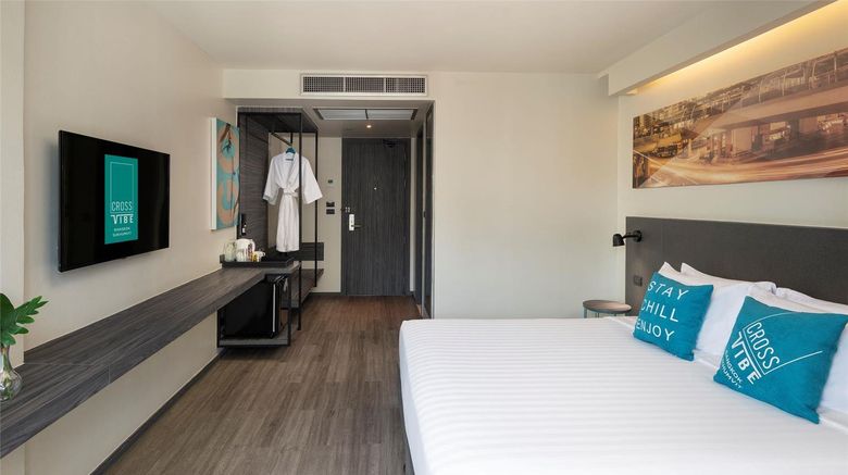 <b>X2 Vibe Bangkok Sukhumvit Hotel Room</b>. Images powered by <a href="https://iceportal.shijigroup.com/" title="IcePortal" target="_blank">IcePortal</a>.