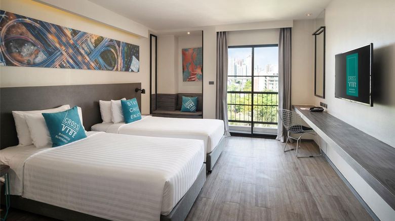 <b>X2 Vibe Bangkok Sukhumvit Hotel Room</b>. Images powered by <a href="https://iceportal.shijigroup.com/" title="IcePortal" target="_blank">IcePortal</a>.