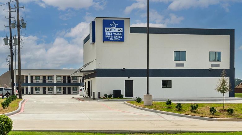 Americas Best Value Inn  and  Suites Tomball Exterior. Images powered by <a href="https://iceportal.shijigroup.com" target="_blank" rel="noopener">Ice Portal</a>.