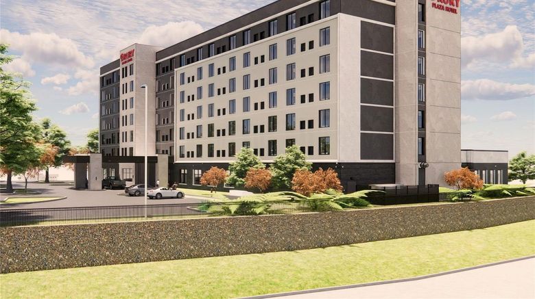Drury Plaza Hotel Nashville Southeast Exterior. Images powered by <a href="https://iceportal.shijigroup.com" target="_blank" rel="noopener">Ice Portal</a>.