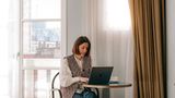 <b>Hotel Eiffel Blomet Room</b>. Images powered by <a href="https://iceportal.shijigroup.com/" title="IcePortal" target="_blank">IcePortal</a>.