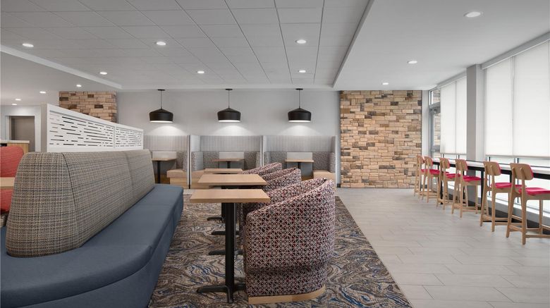 <b>Home2 Suites Columbus Easton Lobby</b>. Images powered by <a href="https://iceportal.shijigroup.com/" title="IcePortal" target="_blank">IcePortal</a>.