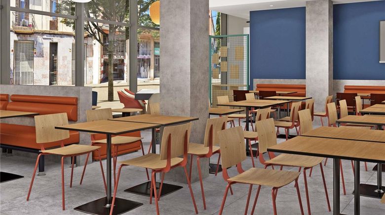 <b>ibis budget Barcelona Center Restaurant</b>. Images powered by <a href="https://iceportal.shijigroup.com/" title="IcePortal" target="_blank">IcePortal</a>.