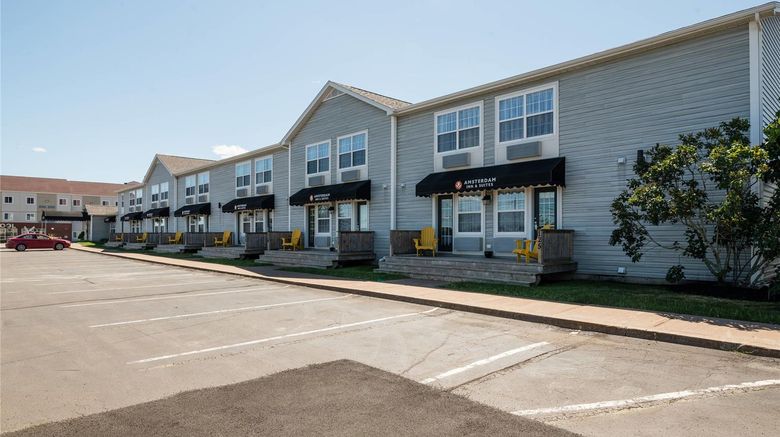 <b>Amsterdam Inn & Suites Exterior</b>. Images powered by <a href="https://iceportal.shijigroup.com/" title="IcePortal" target="_blank">IcePortal</a>.