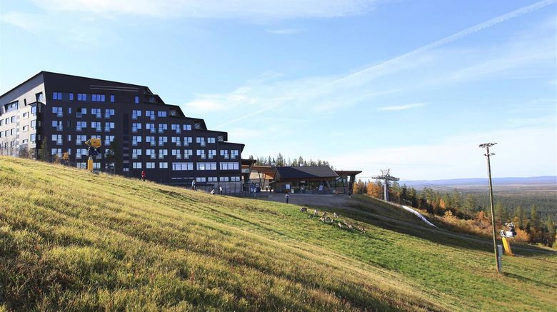 Hotel Levi Panorama Exterior. Images powered by <a href="https://iceportal.shijigroup.com" target="_blank" rel="noopener">Ice Portal</a>.