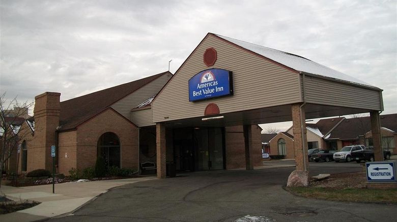 Americas Best Value Inn - Romulus Exterior. Images powered by <a href="https://iceportal.shijigroup.com" target="_blank" rel="noopener">Ice Portal</a>.