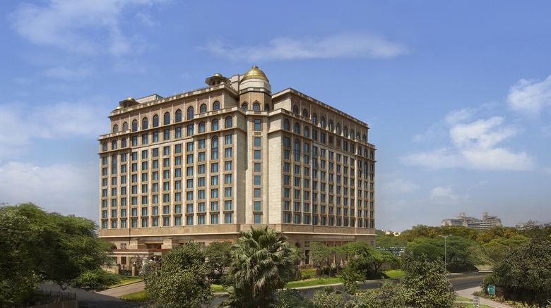 The Leela Palace New Delhi Exterior. Images powered by <a href=https://www.travelweekly-asia.com/Hotels/Delhi/