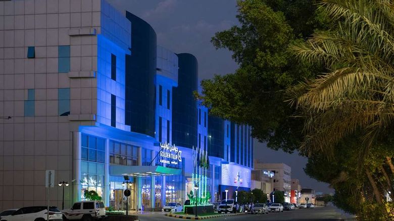 Golden Tulip Buraidah Exterior. Images powered by <a href="https://iceportal.shijigroup.com" target="_blank" rel="noopener">Ice Portal</a>.