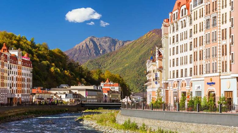 <b>Golden Tulip Rosa Khutor Exterior</b>. Images powered by <a href="https://iceportal.shijigroup.com/" title="IcePortal" target="_blank">IcePortal</a>.